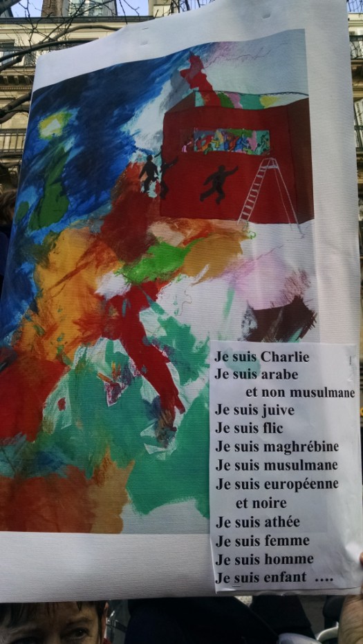 I am Charlie, I am Arab but not Muslim, I am Jewish, I'm a cop, I'm North African...